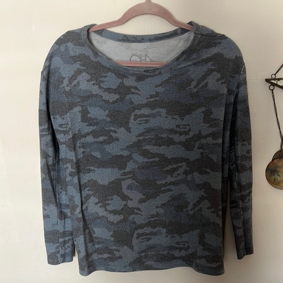 Chaser Blue Camo Sweater 🌵xs - Picture 1 of 5